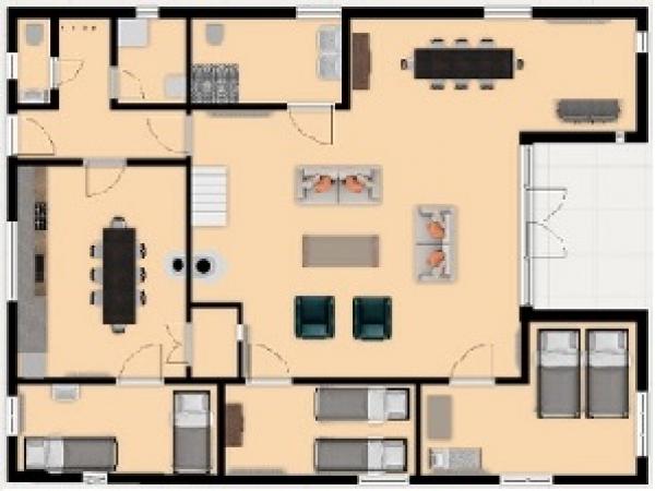 Indeling vakantiehuis