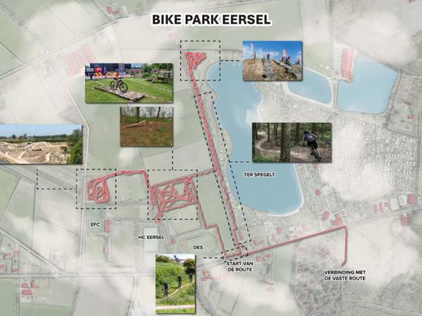 Bikepark Eersel kaart